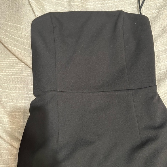 Lulus Elegant Black Strapless Dress Size S - Picture 6 of 8